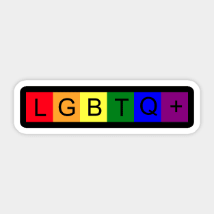 LGBTQ+ LGBT Pride Month Sticker